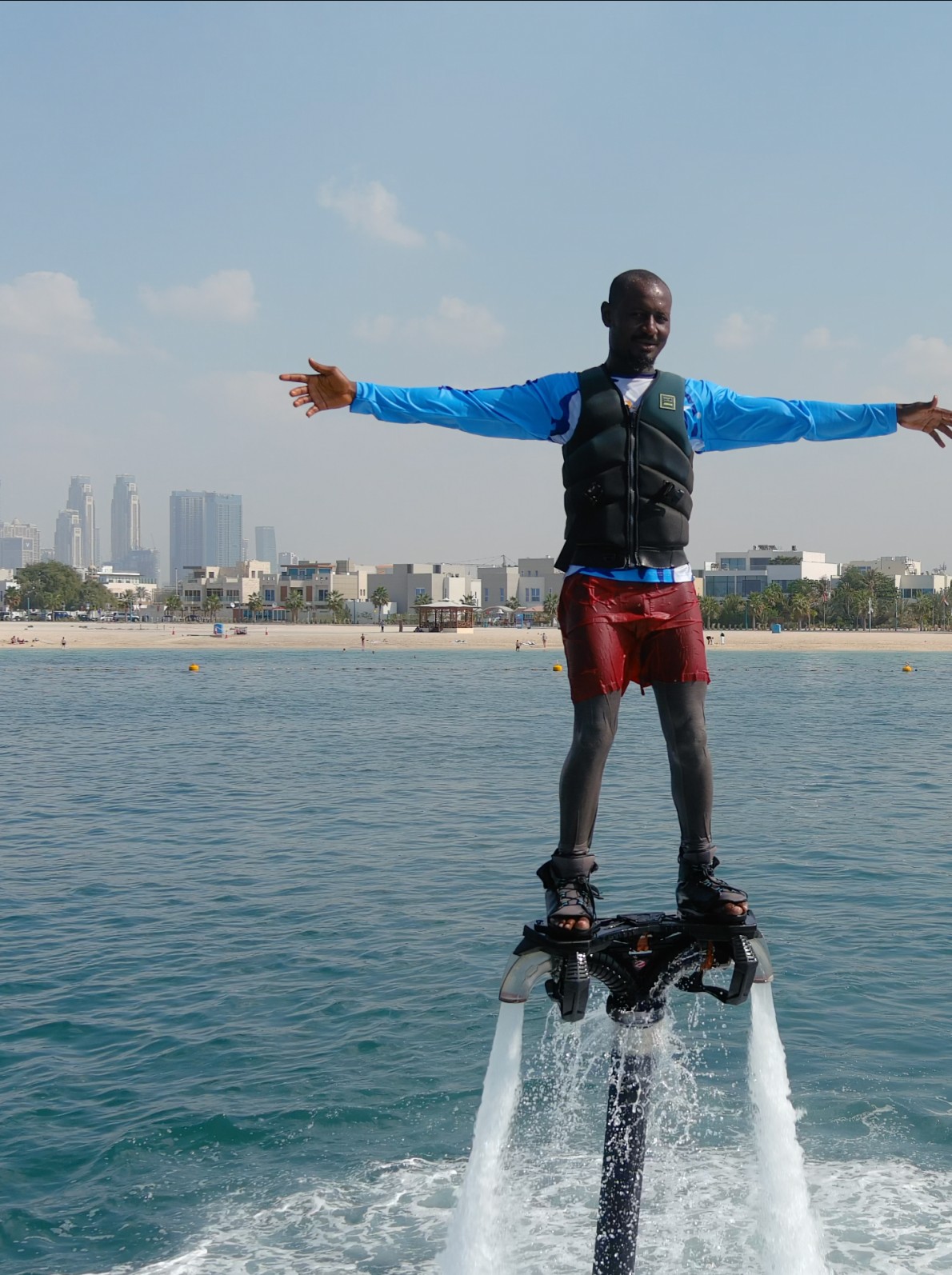 dubai flyboarding experience with Ride in Dubai flyboards