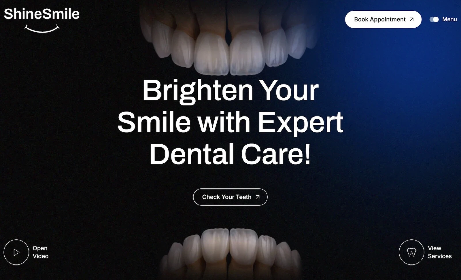 Shinesmile - Dental Website Template