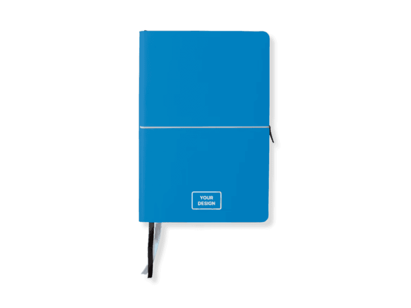Custom bullet journal with company logo for corporate gifts and professional use