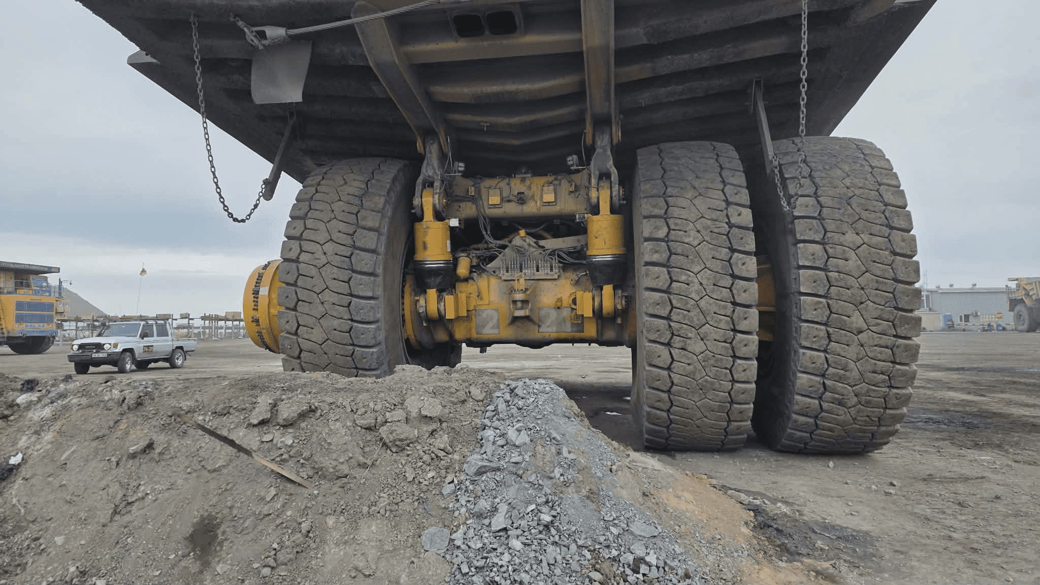 Water cascading over a large concrete dam
