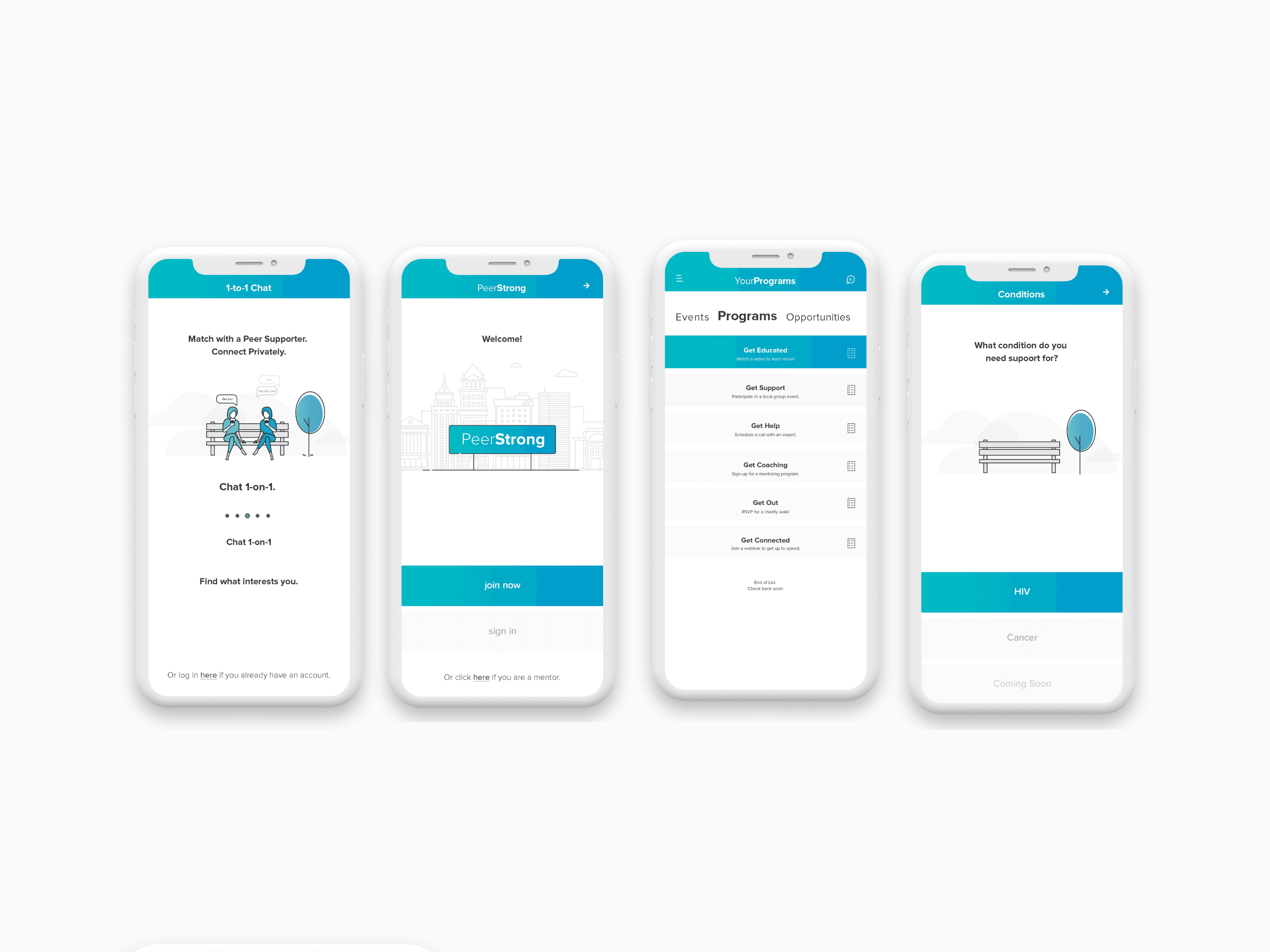 A hand holding a smartphone with a data analytics chart on the screen.