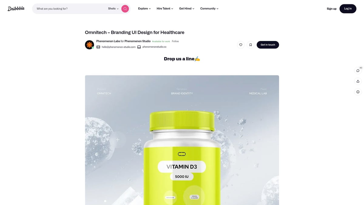 7 Must-See Branding Website Ideas for 2026 - Omnitech – Healthcare Branding UI Design