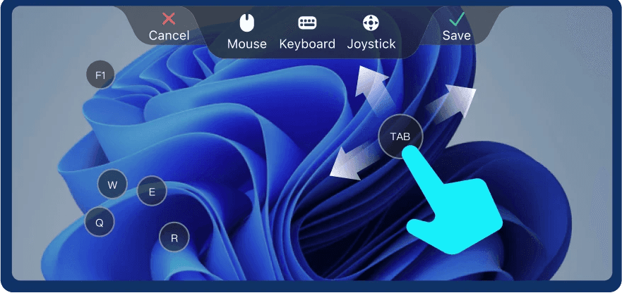 DeskIn mobile cutomized keys combinations