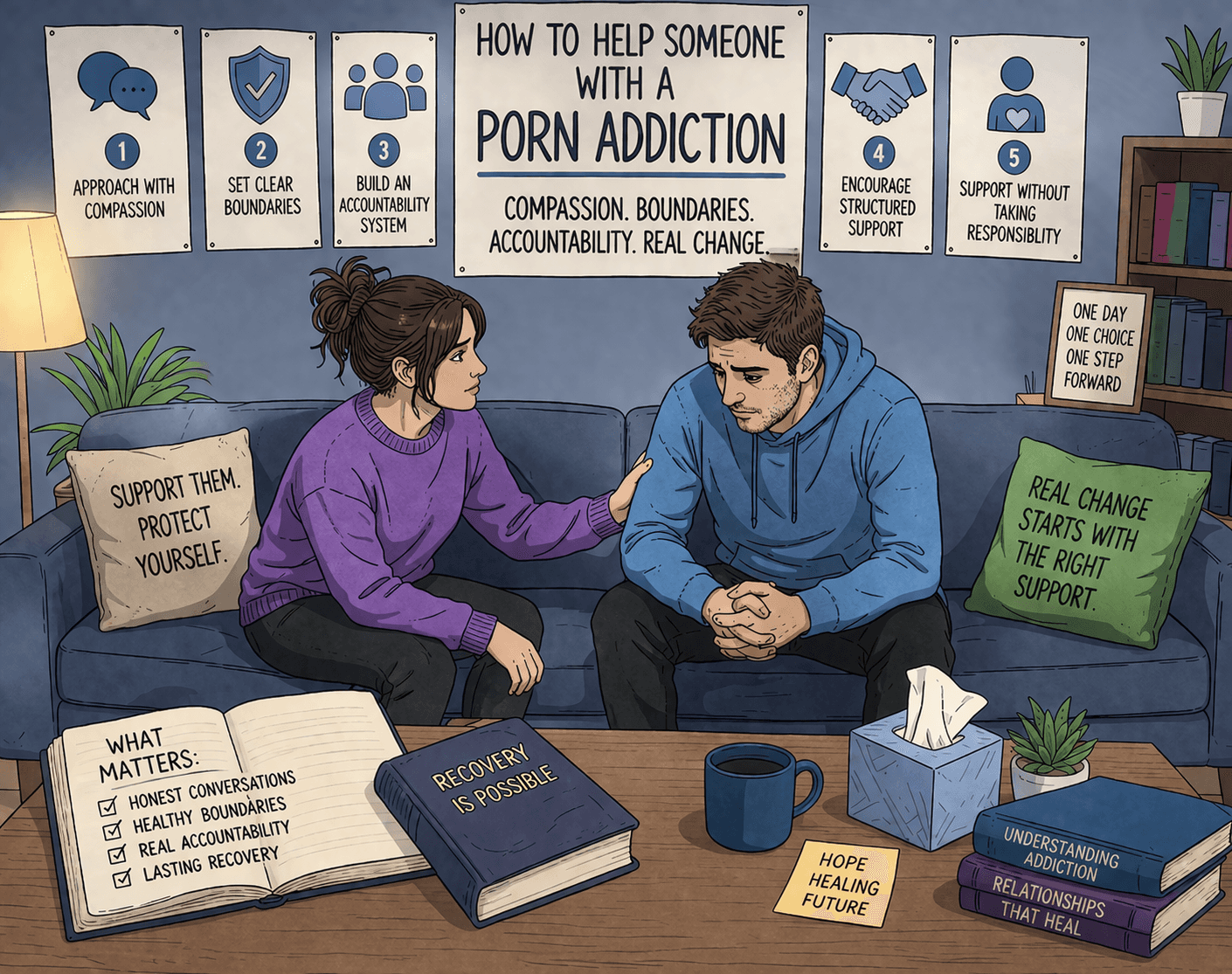How to help someone with a porn addiction