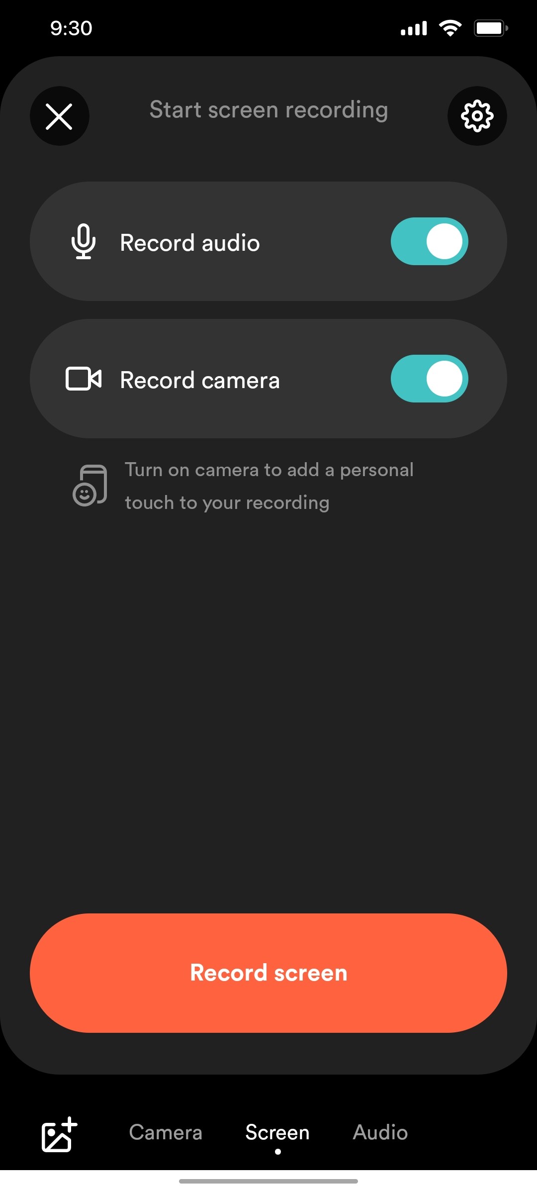 loom screen recording screen