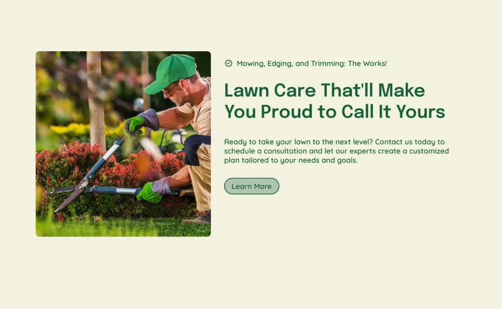 Lawn Care Website Design