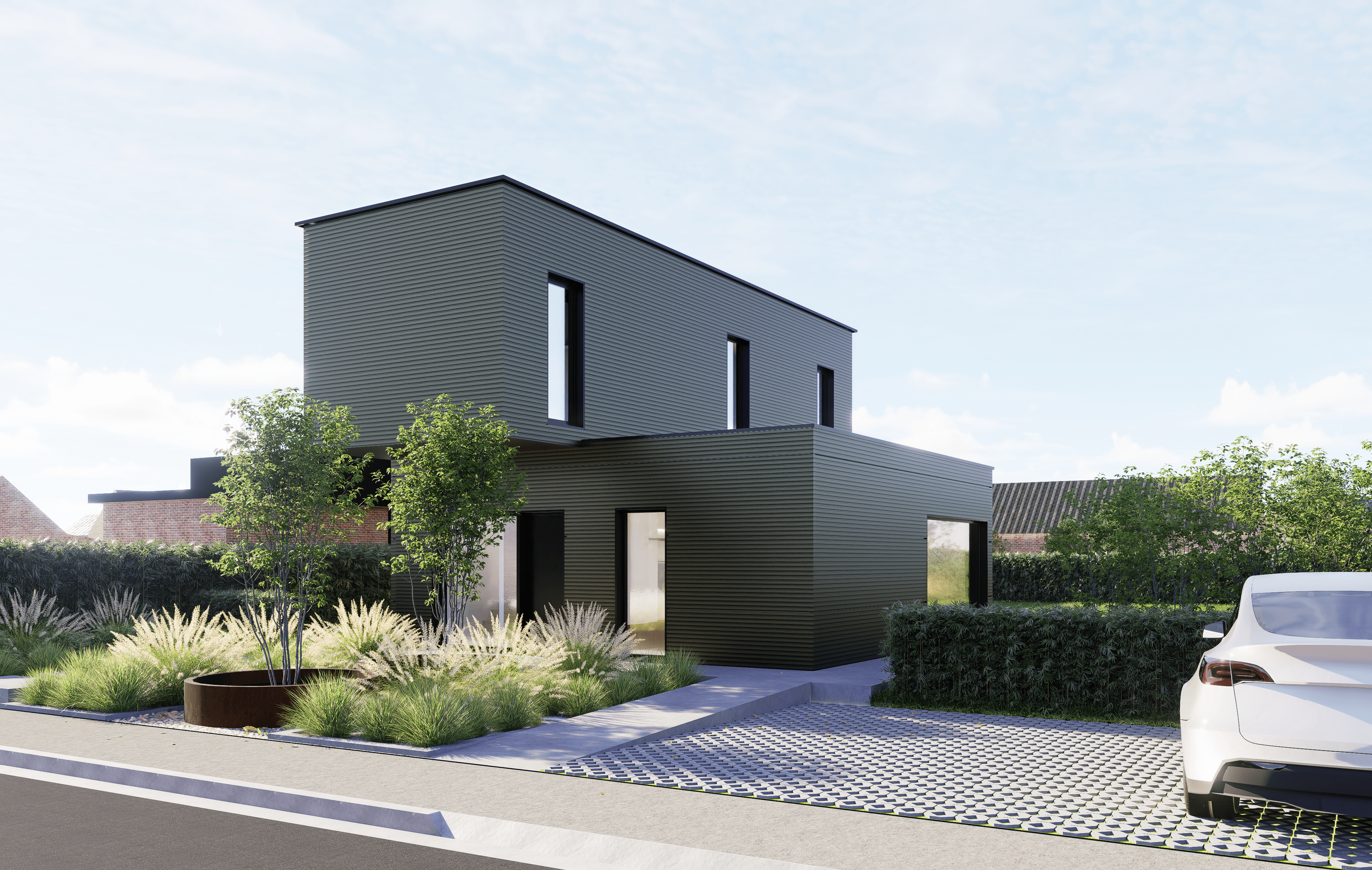 render buitegevel panelen hub113