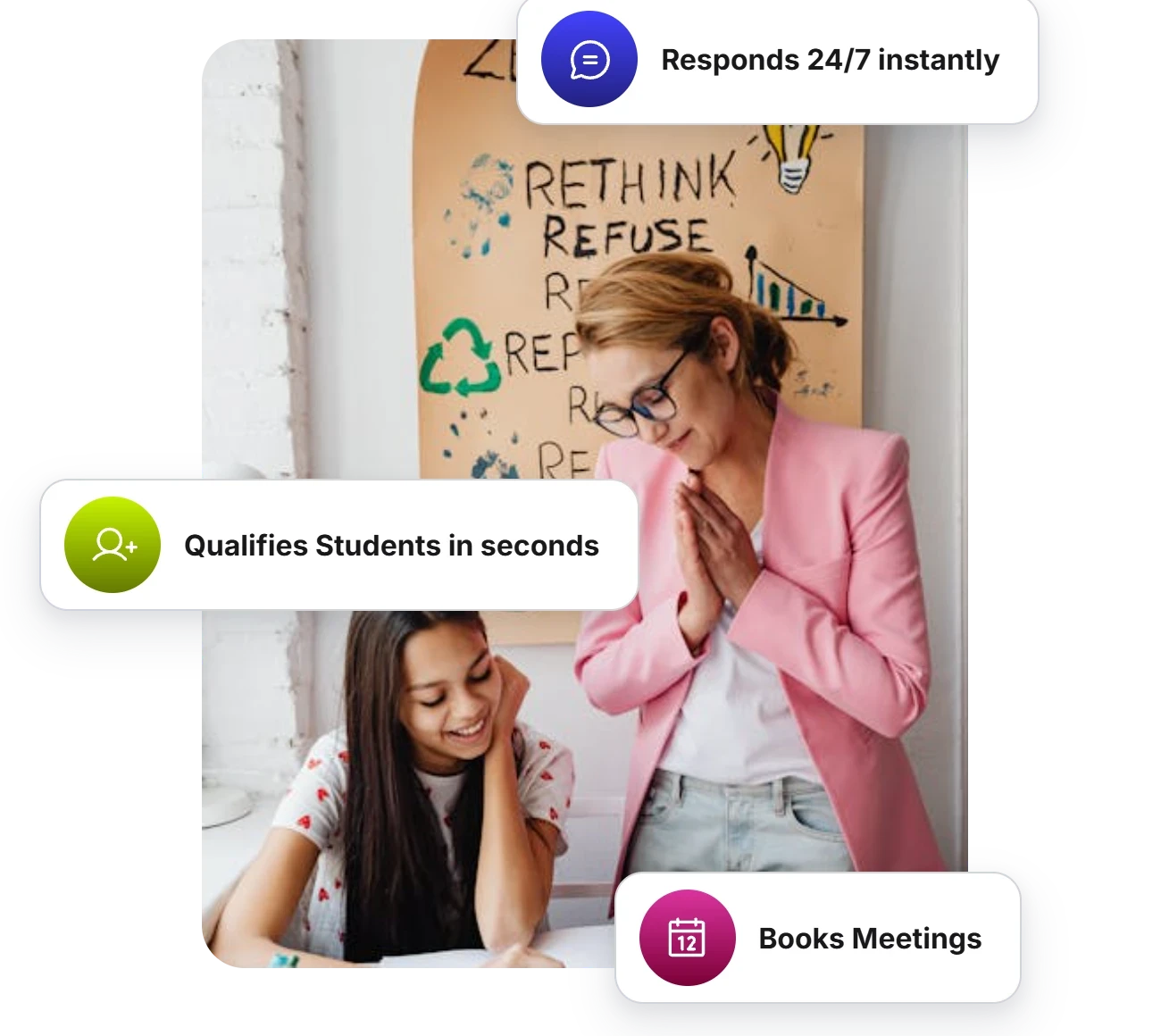 AI agent for education consultants presenting program options