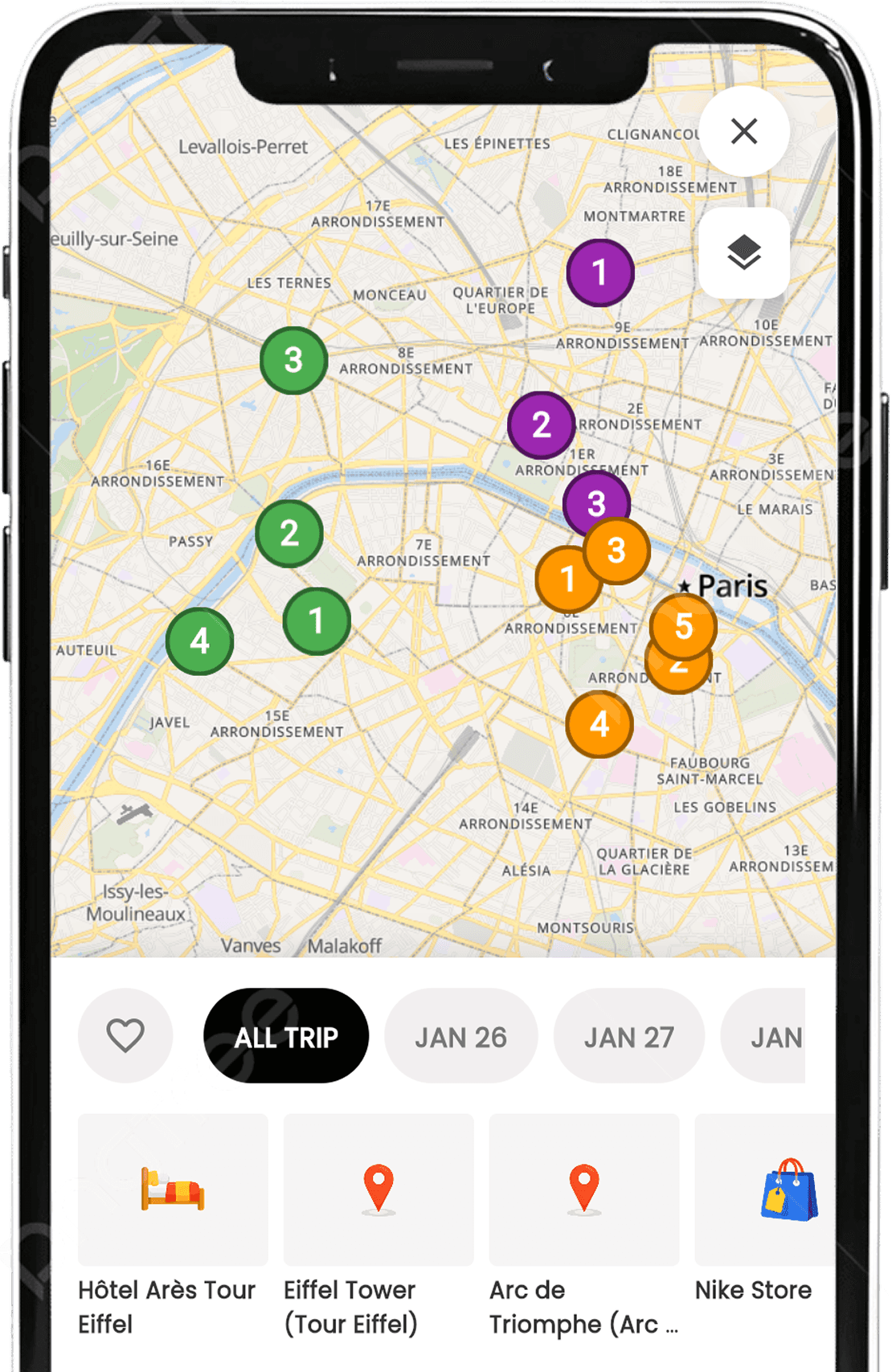 An image of Freelio's budget ui