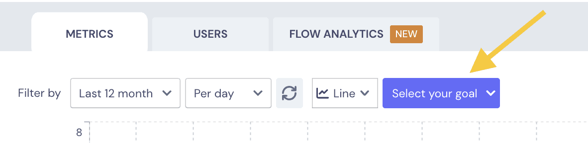 Landbot - Goals feature