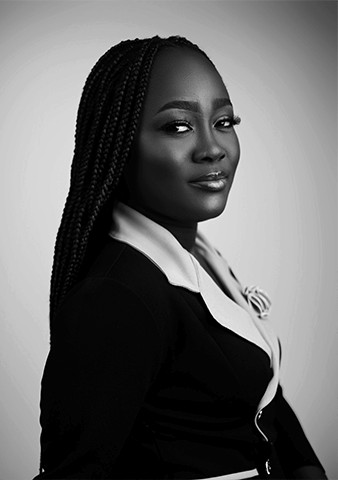 Portrait of portfolio creator – front view