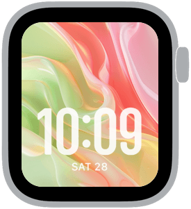 gelato dream Apple Watch face preview 1 featuring abstract, gradient, and summer.