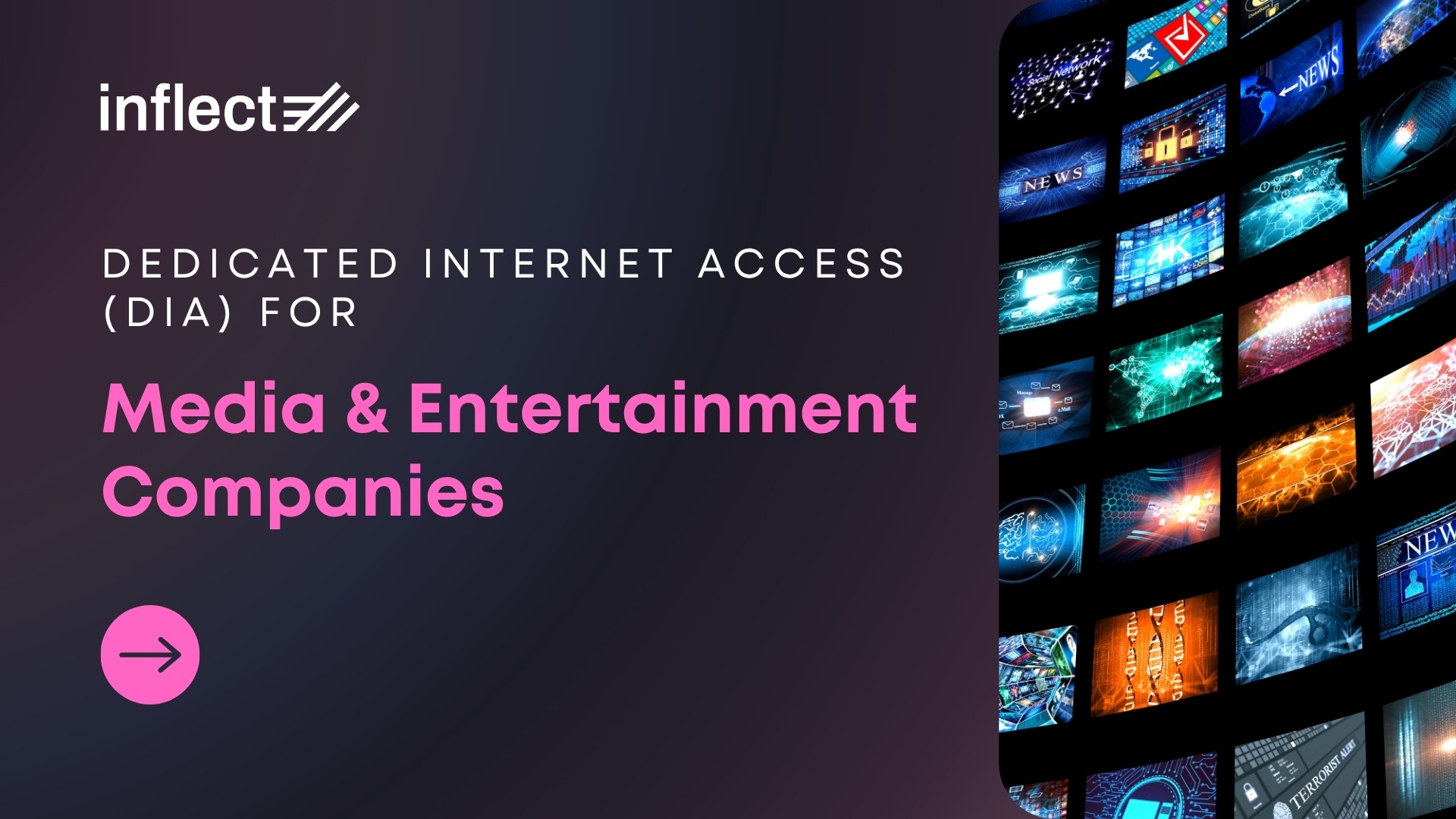 Dedicated Internet Access for Media and Entertainment Companies