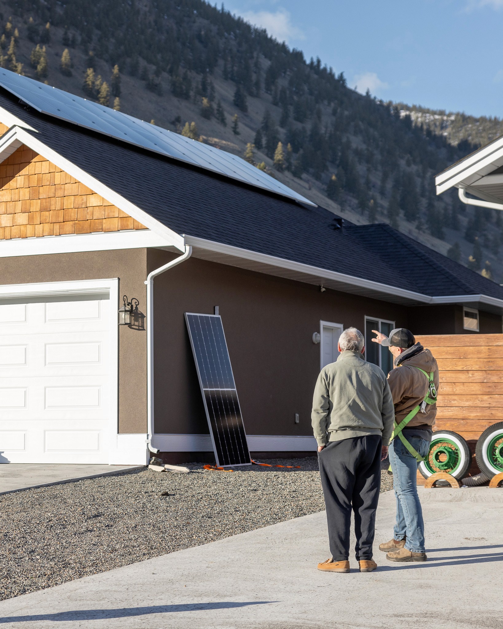 Just Power British Columbia Keremeos Solar installation