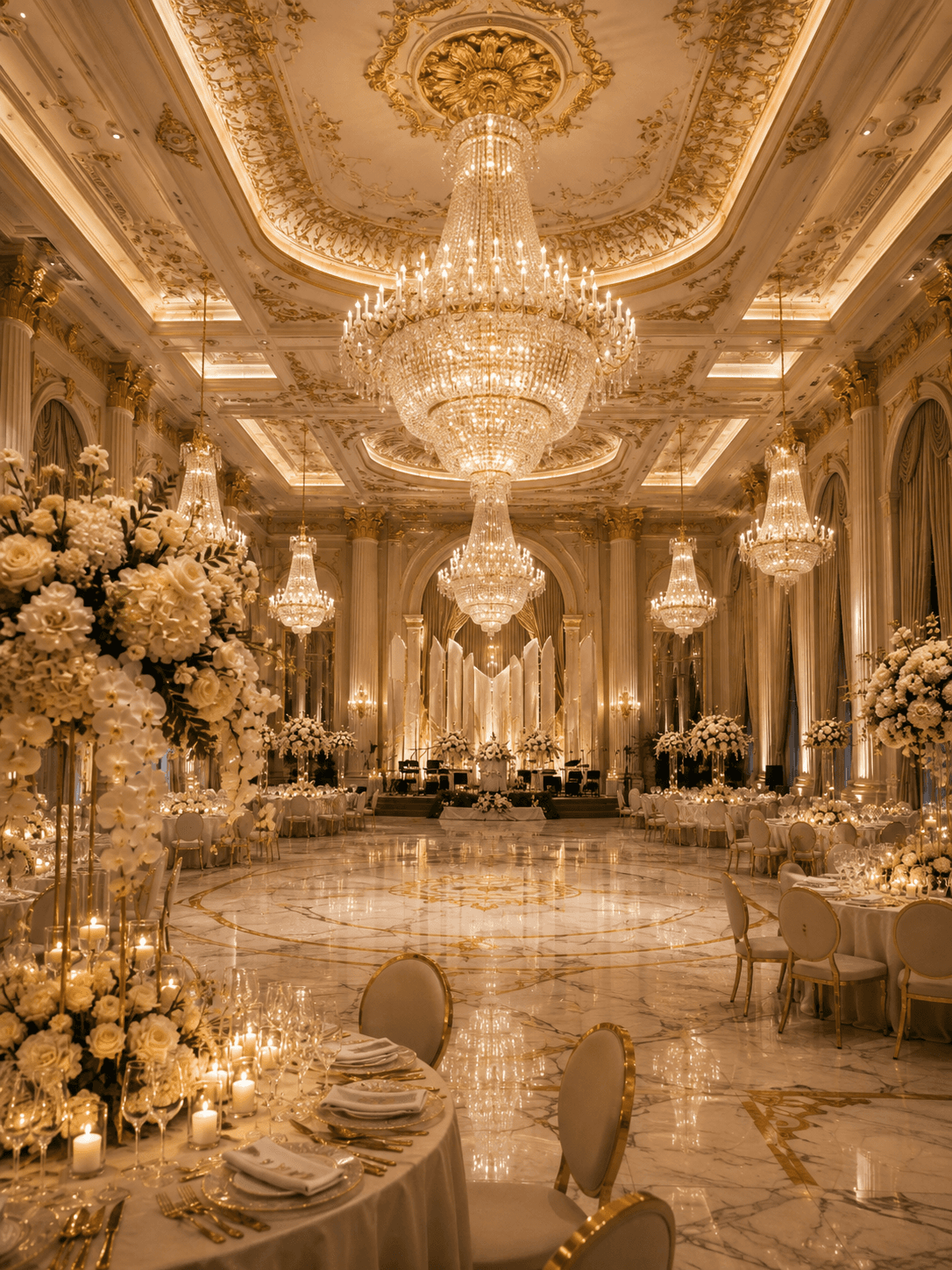 Editable location image inside ornate frame