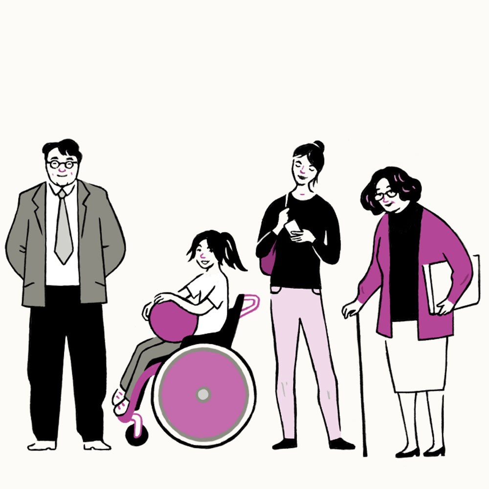 Ausschnitt Illustration mit Katze