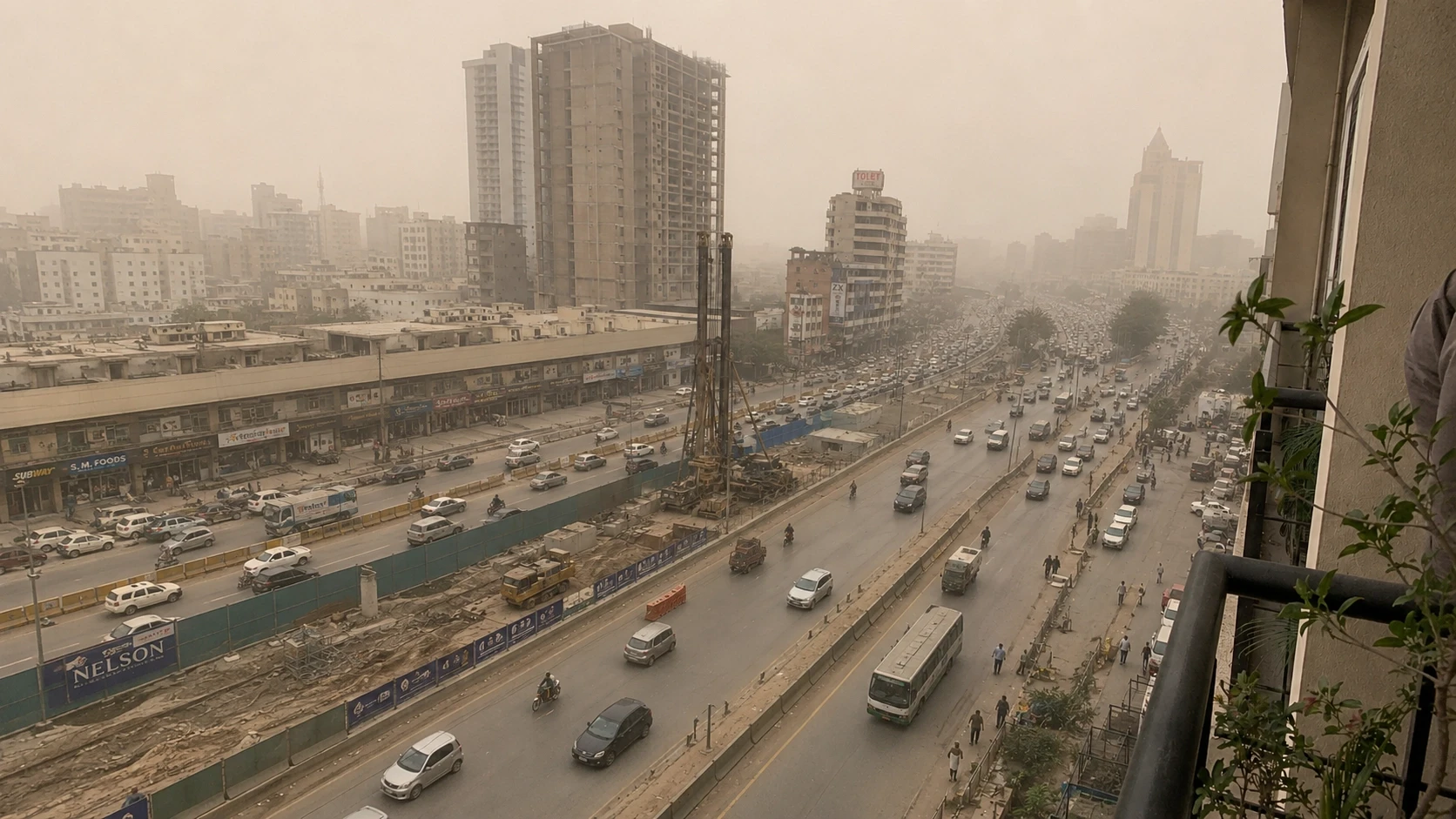 Karachi air pollution