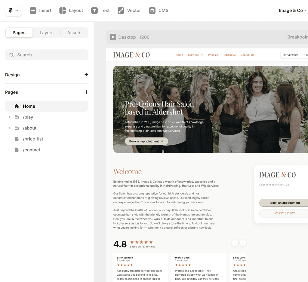 Gastsboy Framer Website