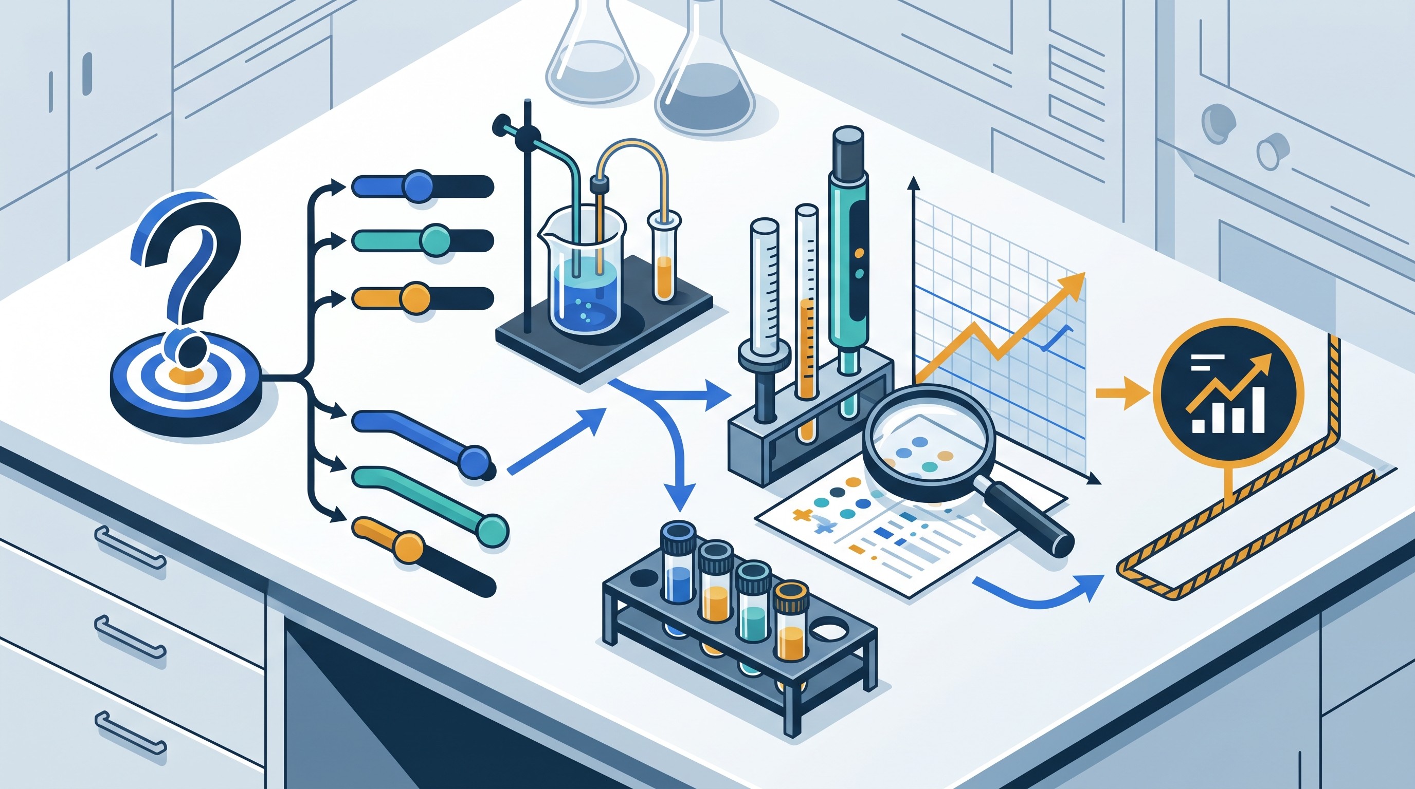Experimental research report workflow