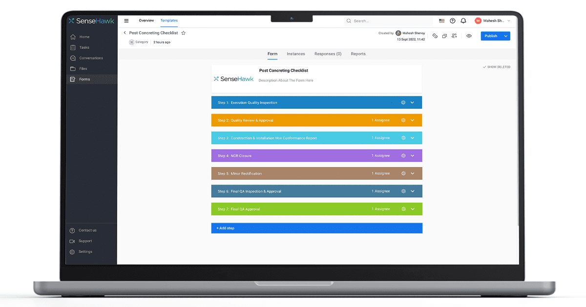 Quick and easy commissioning with in-built checklists