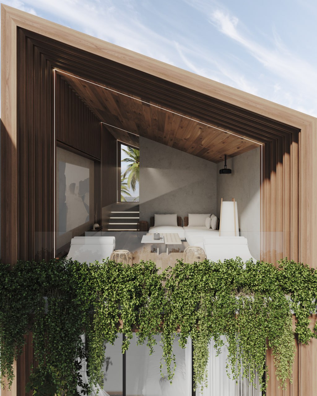 1 bedroom villa of 96 m2 with its own rooftop in Pandawa Hills