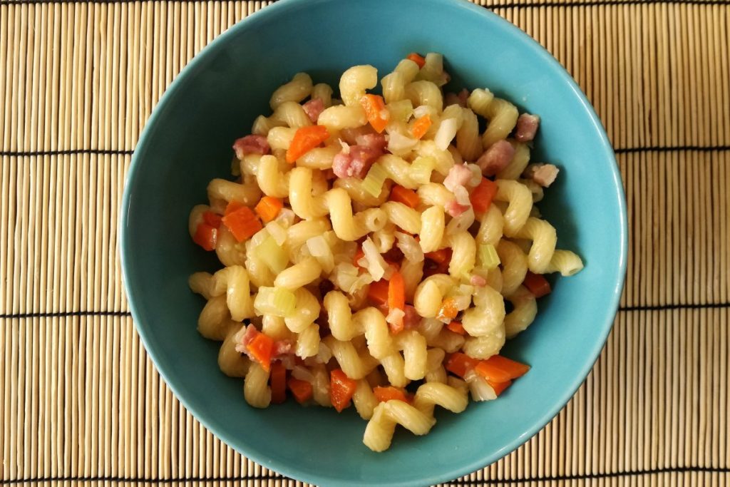 Pasta finocchi, pancetta e pecorino