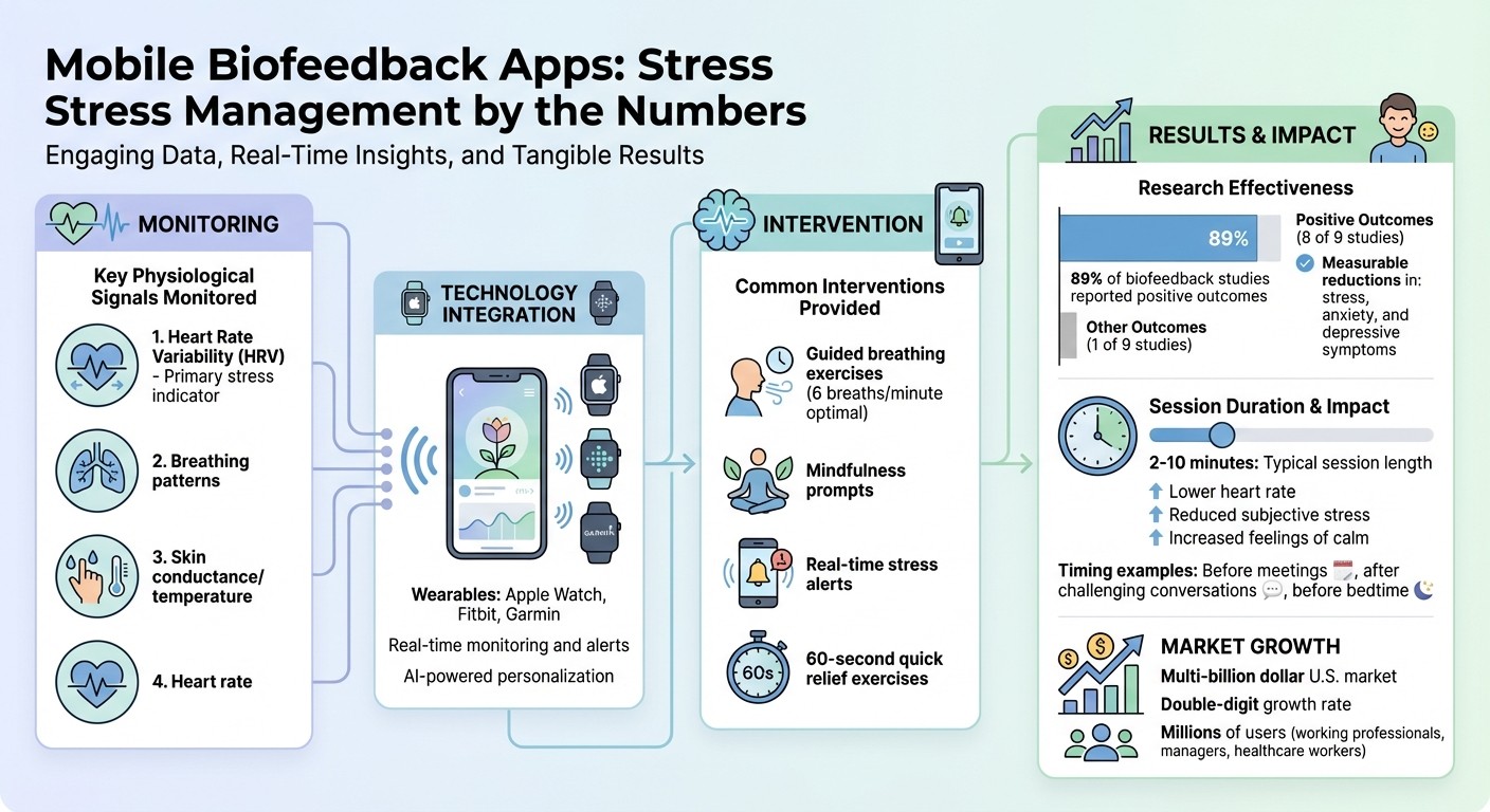 Mobile Biofeedback Apps for Stress Management: Key Statistics and Benefits