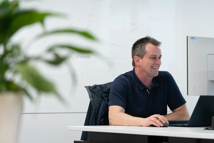 Nebu~Flow airflow device connected to tubing and system base