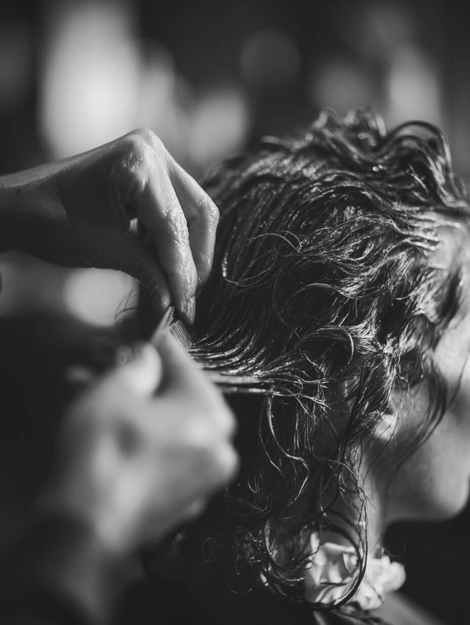Chignon bas au style élégant