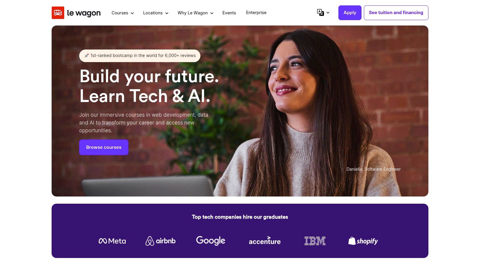 Campus du bootcamp Le Wagon