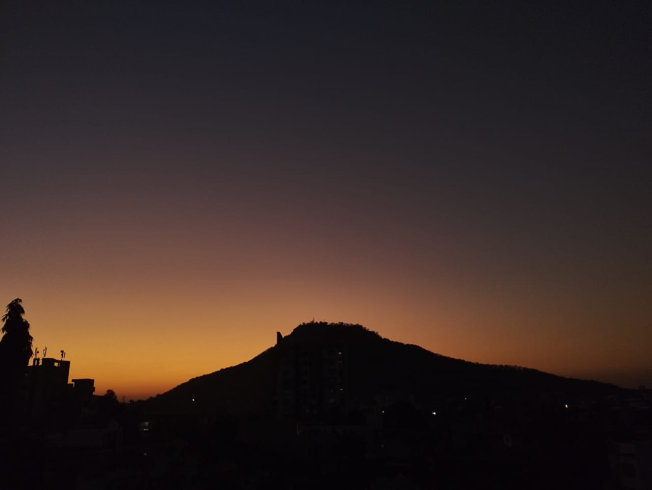 fort view at dawn