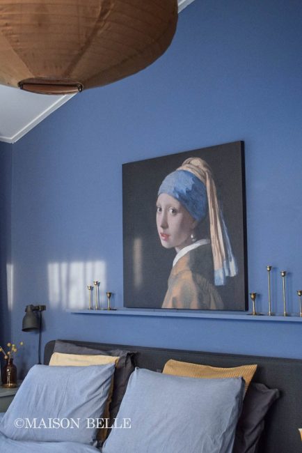 slaapkamer blauwe wanden