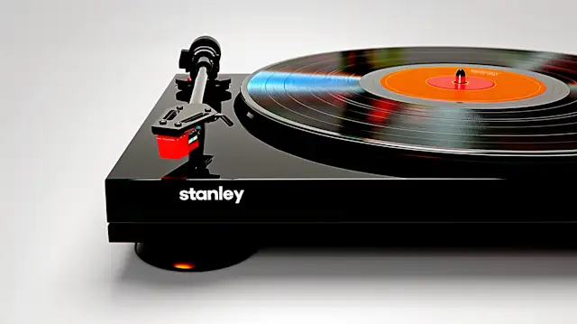 Vintage Black Disk Player