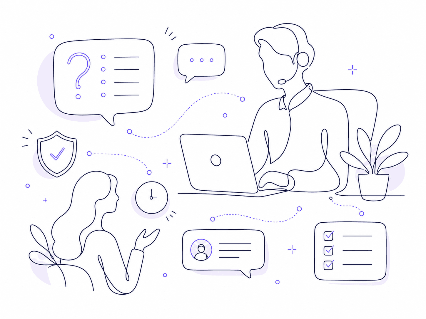 quarin customer support agent image