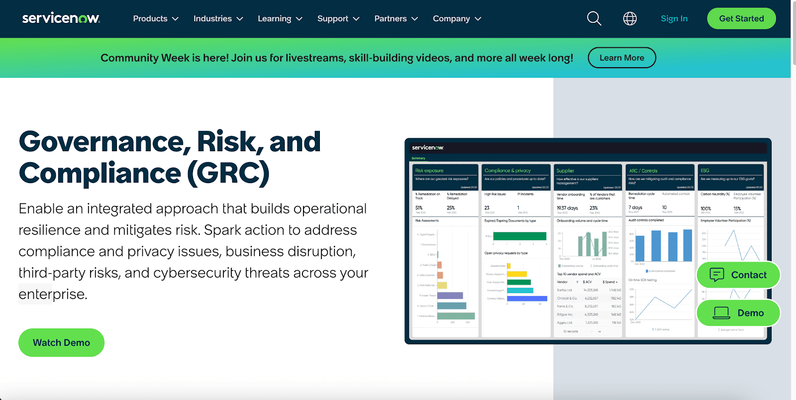 ServiceNow GRC