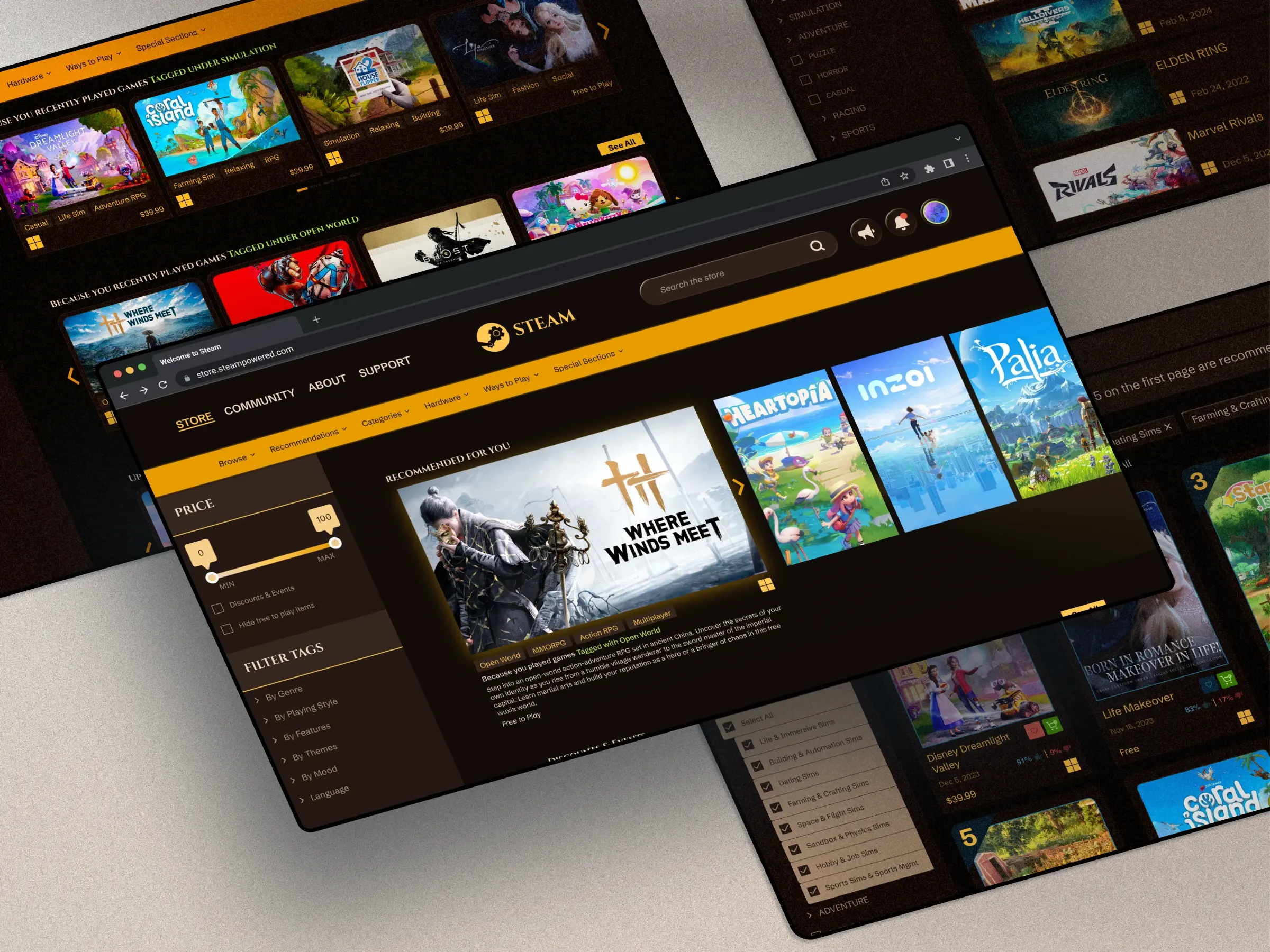 Steam Discovery Redesign