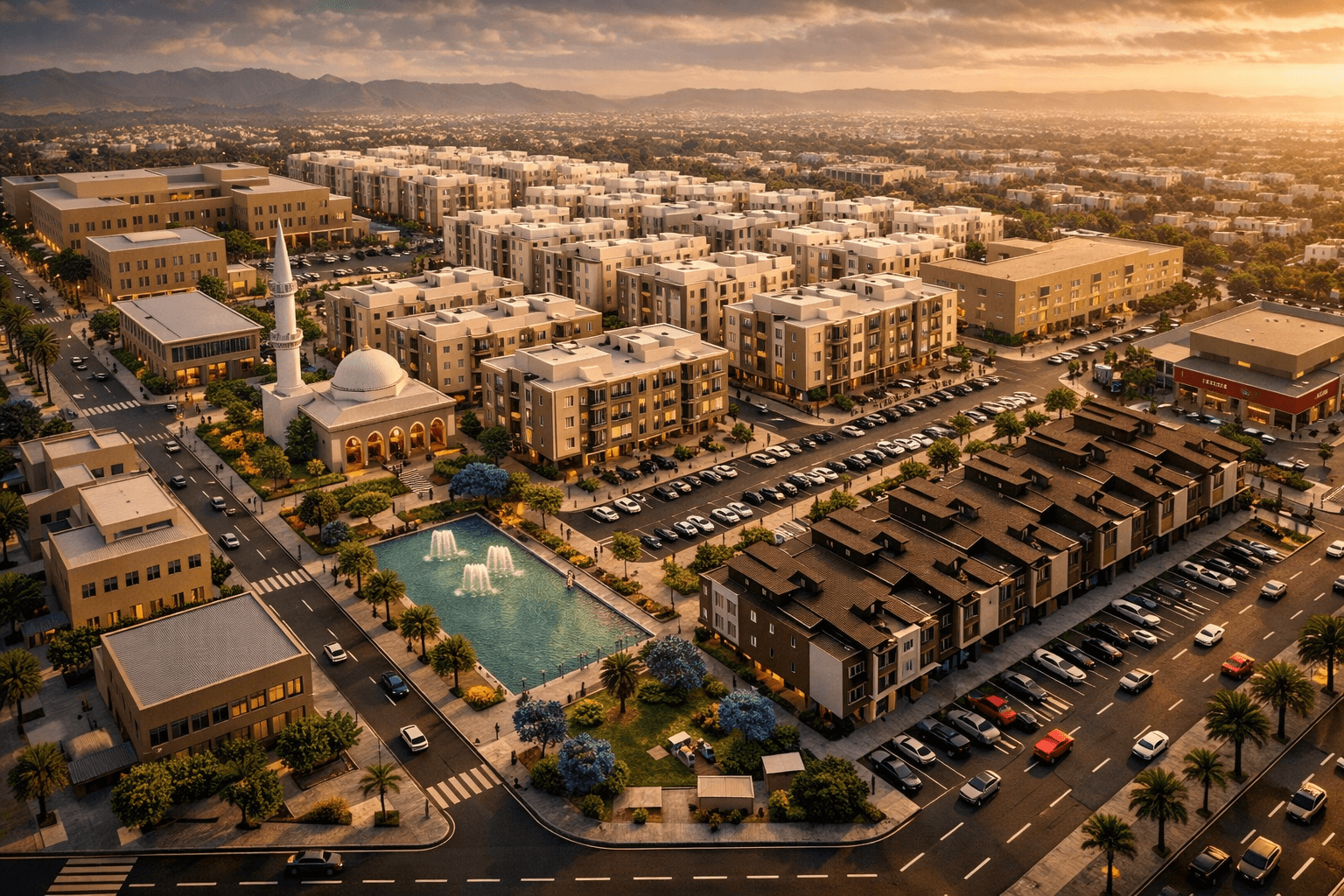 gray metal building frame near tower crane during daytime