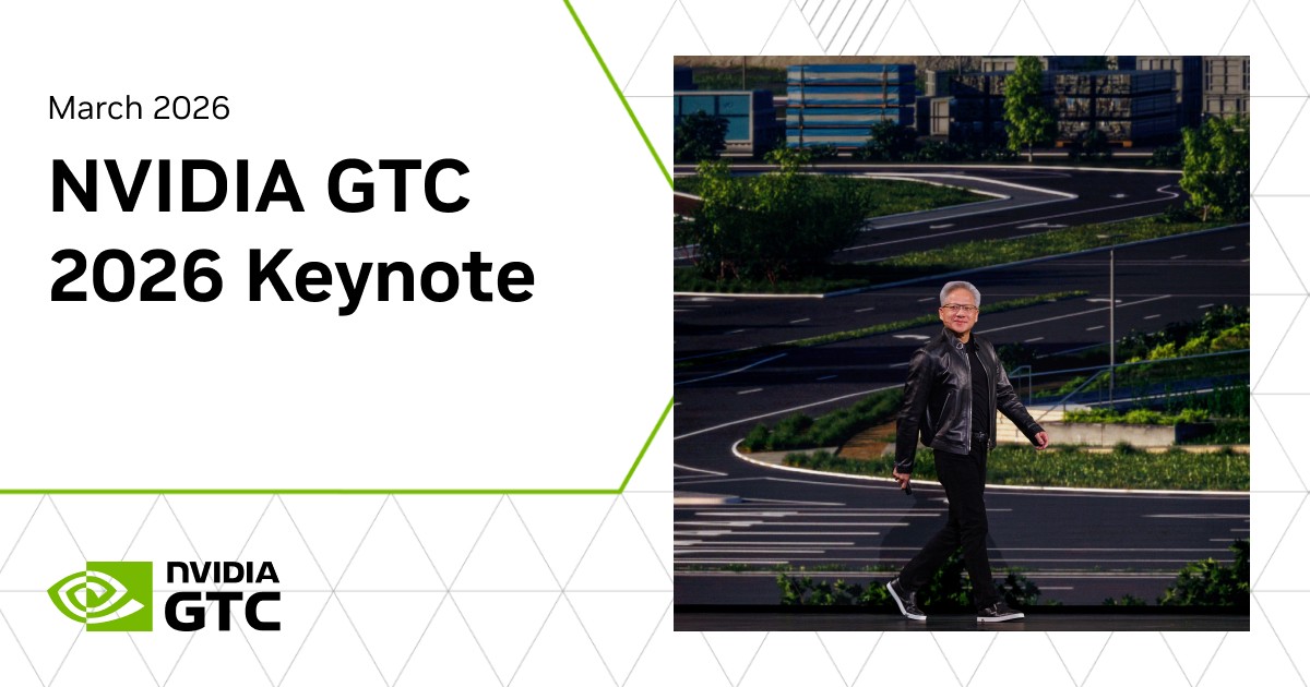 GTC 2026 키노트 무대
