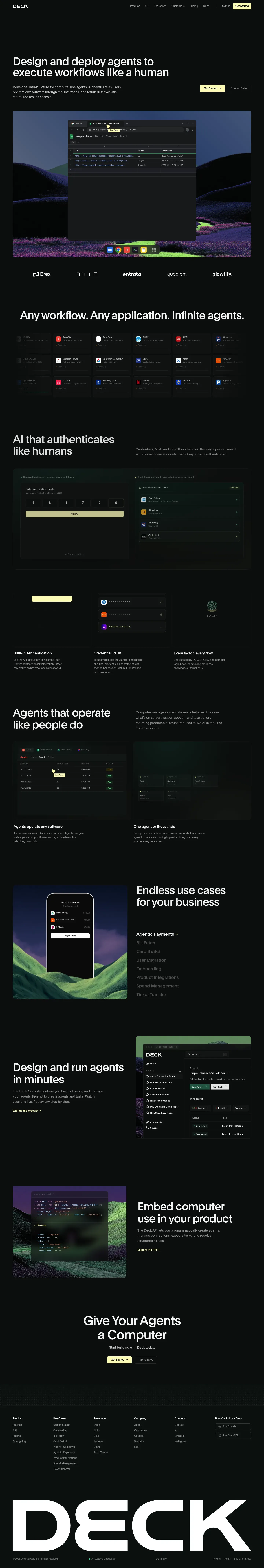 AI SaaS inspiration gallery screenshot