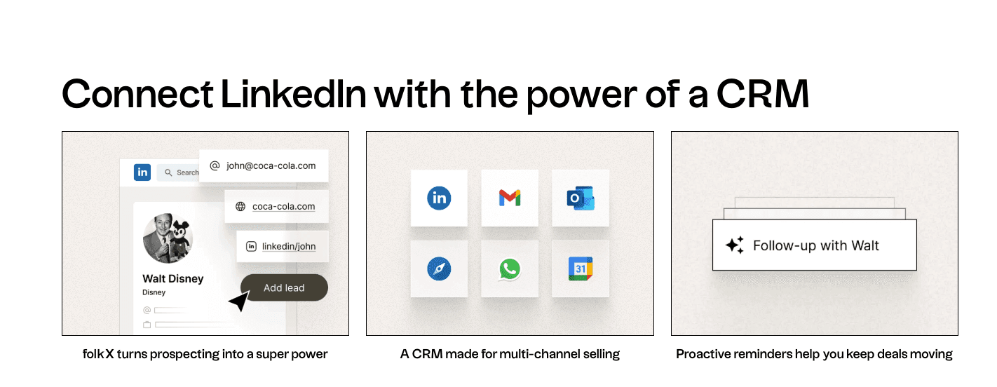 ai multi-channel CRM linkedin