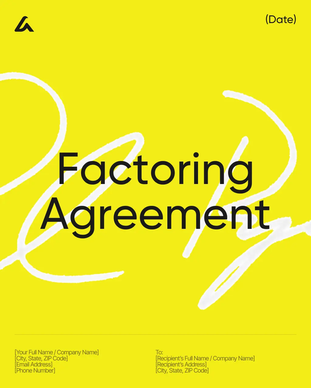 Factoring Agreement