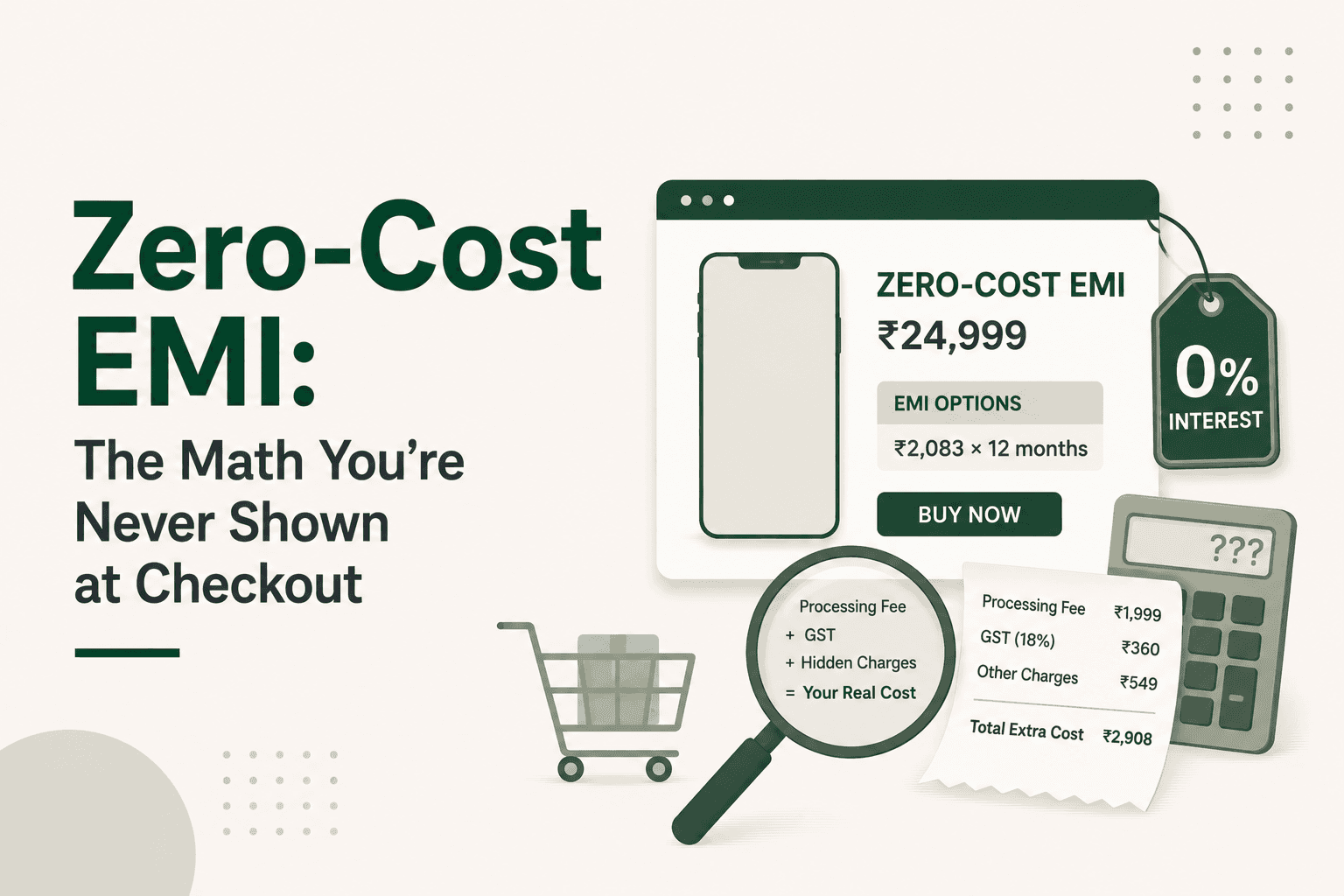 Zero-Cost EMI: The Math You're Never Shown at Checkout