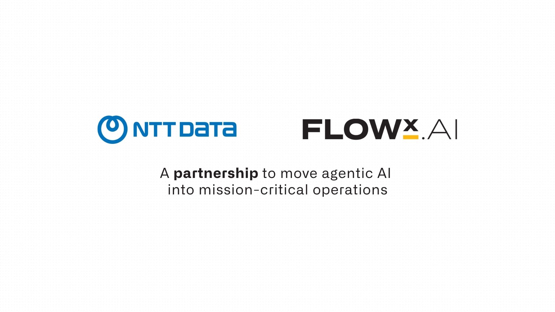 NTT Data and FlowX.AI partnership