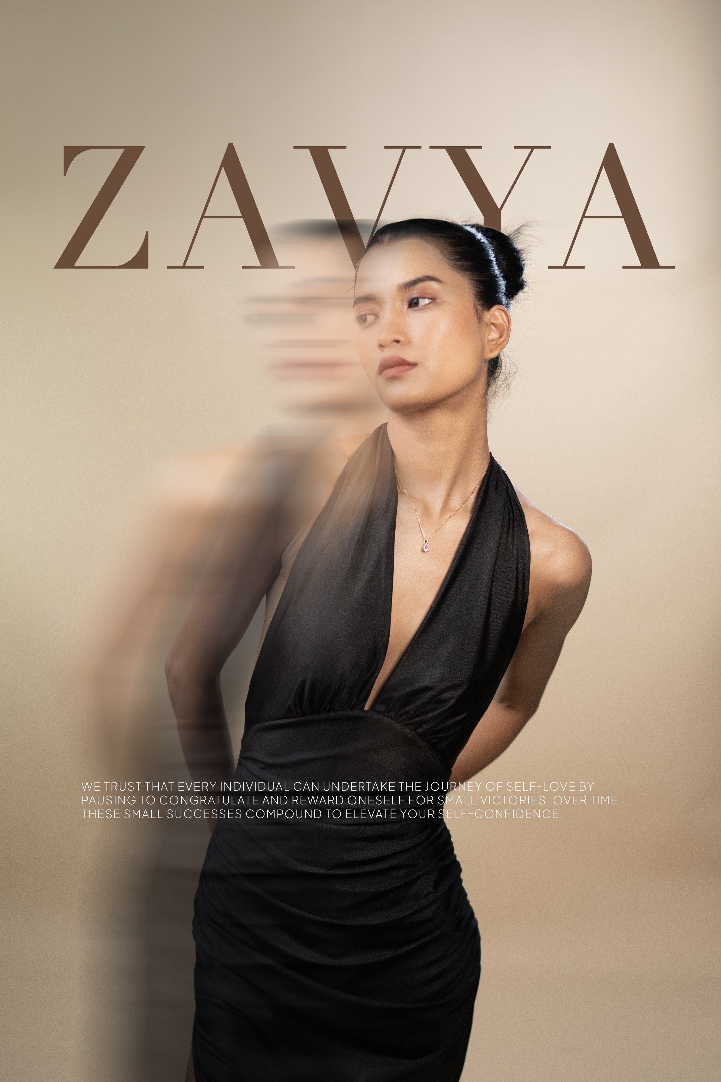 Zavya jewellery model shoot