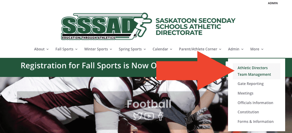 SSSAD Website Link to TeamLinkt