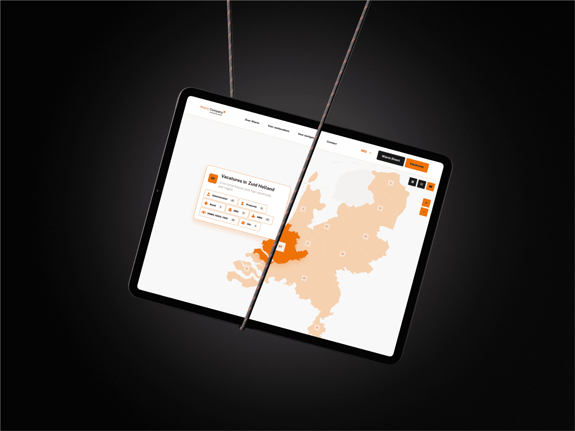 A screenshot for two app screens