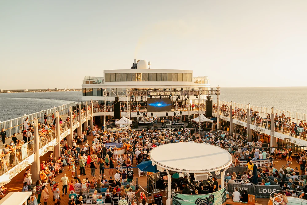 Cruise ship pool party