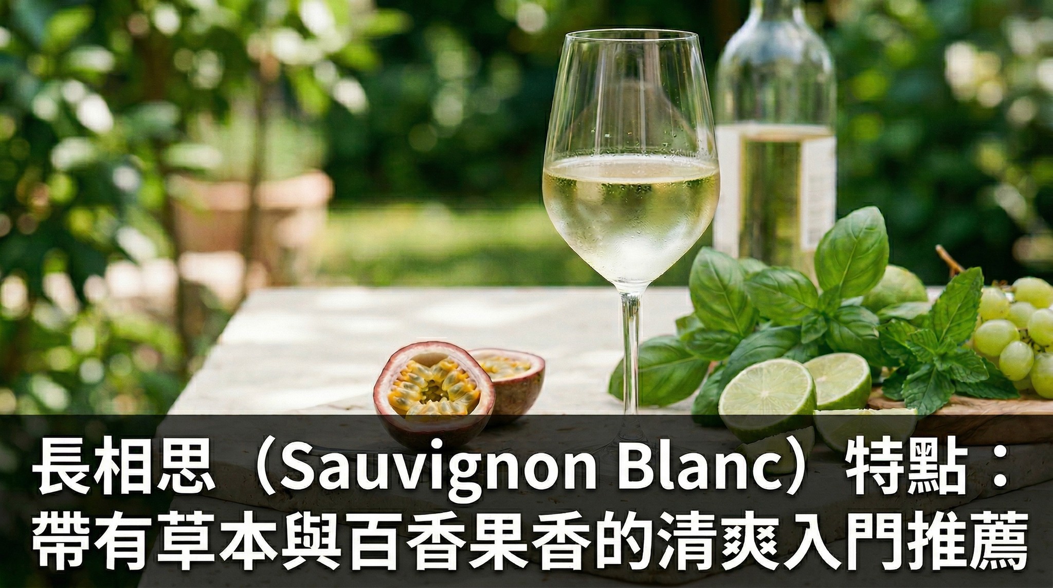 長相思（Sauvignon Blanc）白酒特點：青草、百香果與貓尿味的清爽香氣，為何成為夏季入門首選？本文比較紐西蘭馬爾堡奔放果香 vs 法國桑塞爾礦物優雅風格，並分享與山羊芝士、泰式青木瓜沙律、海鮮的完美配搭。清爽白酒推薦必讀！