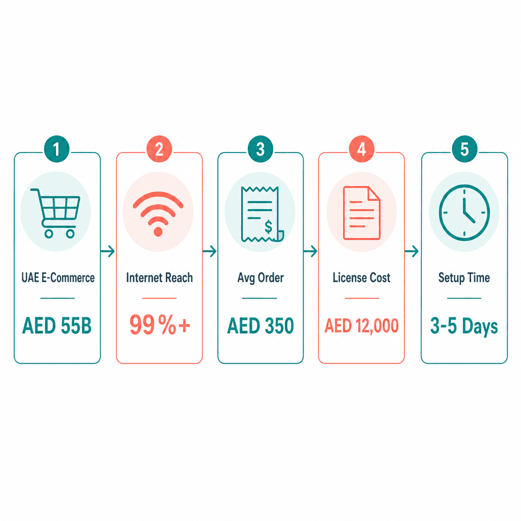 Infographic: How to Start Dropshipping UAE