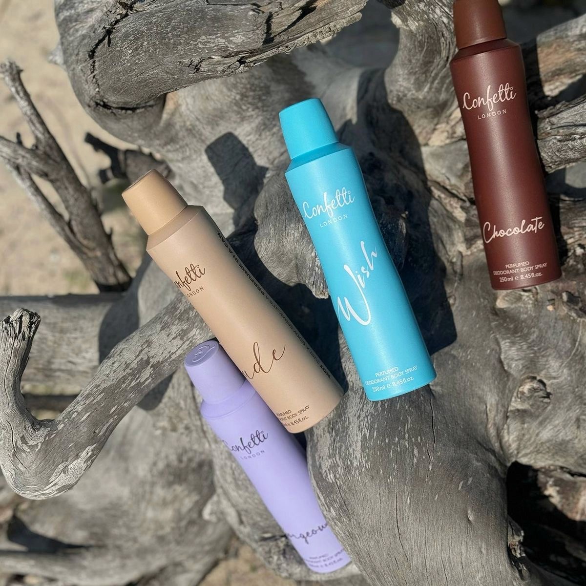 Pictures of confetti body sprays